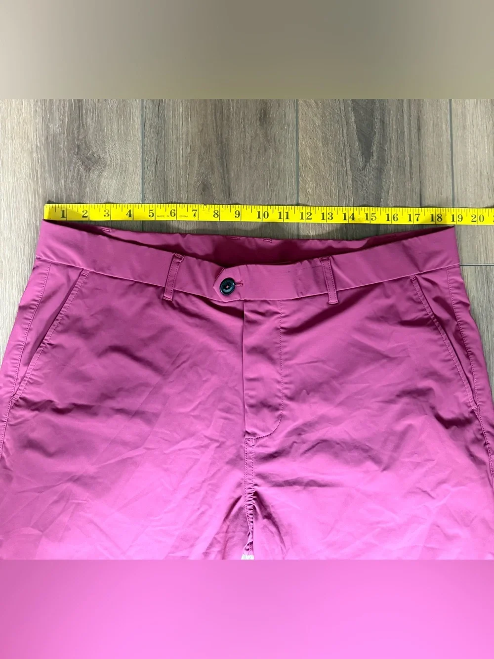 Greyson Montauk Burgundy Shorts‎ Mens 38 Performance Golf Wolf